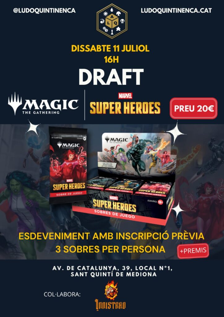Cartell Draft Marvel Super Heroes
